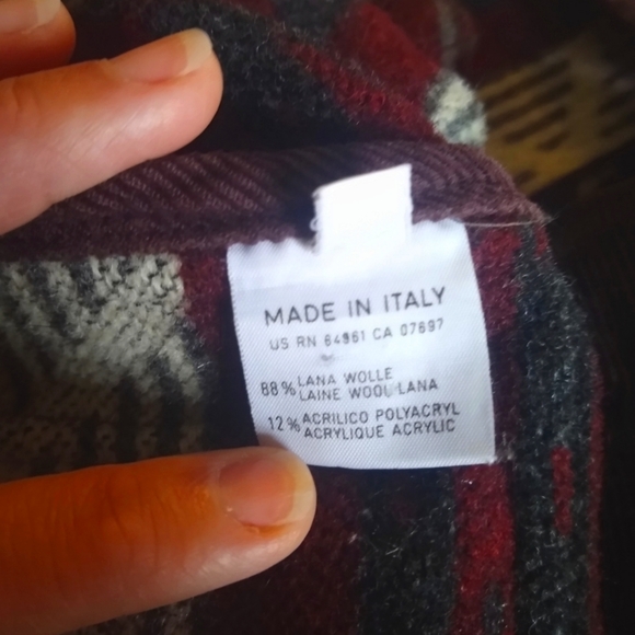 Men's United Colors of Benetton Wool Jacket - Picture 4 of 4